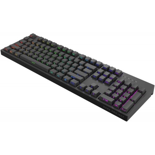 Фото Клавиатура Dark Project Pro KD104A PBT Gateron Optical 2.0 Red (DP-KD-104A-006310-GRD) Black