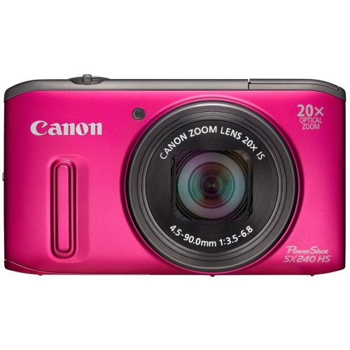 Купить Цифровые фотоаппараты Canon PowerShot SX240 HS Pink - цена в Харькове, Киеве, Днепре, Одессе
в интернет-магазине Telemart фото