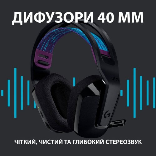 Фото Наушники Logitech G535 Lightspeed (981-000972) Black