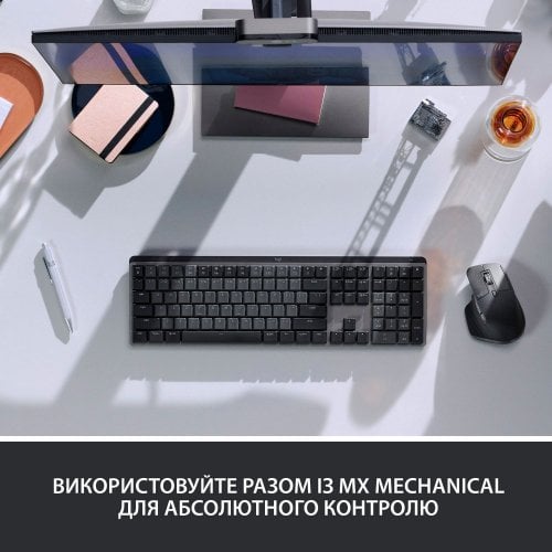 Купити Миша Logitech MX Master 3S Performance Wireless (910-006559) Graphite - ціна в Києві, Львові, Вінниці, Хмельницькому, Франківську, Україні | інтернет-магазин TELEMART.UA фото