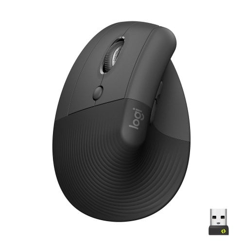 Купить Мышка Logitech Lift Left Vertical Ergonomic (910-006474) Graphite/Black - цена в Харькове, Киеве, Днепре, Одессе
в интернет-магазине Telemart фото