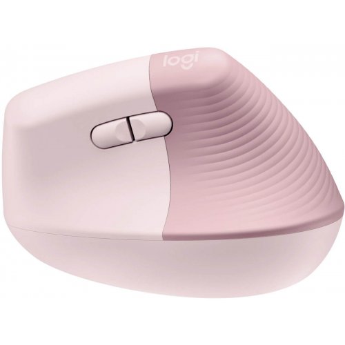 Купити Миша Logitech Lift Vertical Ergonomic (910-006478) Rose - ціна в Києві, Львові, Вінниці, Хмельницькому, Франківську, Україні | інтернет-магазин TELEMART.UA фото