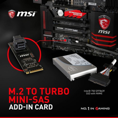 Продати Материнська плата MSI M.2–Mini-SAS MS-4404 за Trade-In у інтернет-магазині Телемарт - Київ, Дніпро, Україна фото