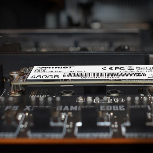 Фото SSD-диск Patriot P310 480GB M.2 (2280 PCI-E) NVMe x4 (P310P480GM28)