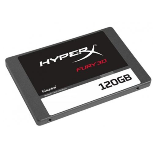 Продати SSD-диск Kingston HyperX Fury 3D TLC 120GB 2.5" (KC-S44120-6F) за Trade-In у інтернет-магазині Телемарт - Київ, Дніпро, Україна фото