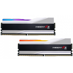 ОЗП G.Skill DDR5 32GB (2x16GB) 5600 Mhz Trident Z5 RGB Silver (F5-5600J3636C16GX2-TZ5RS)