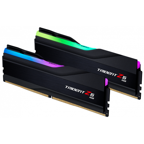 Photo RAM G.Skill DDR5 32GB (2x16GB) 6000 Mhz Trident Z5 RGB Black (F5-6000J4040F16GX2-TZ5RK)