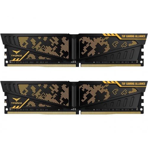 

Team DDR4 16GB (2x8GB) 3600Mhz Vulcan TUF Gaming Black/Yellow (TLTYD416G3600HC19ADC01)