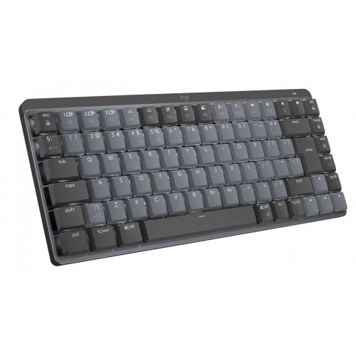 Купити Клавіатура Logitech MX Mechanical Mini Minimalist Wireless Illuminated (920-010782) Graphite - ціна в Києві, Львові, Вінниці, Хмельницькому, Франківську, Україні | інтернет-магазин TELEMART.UA фото