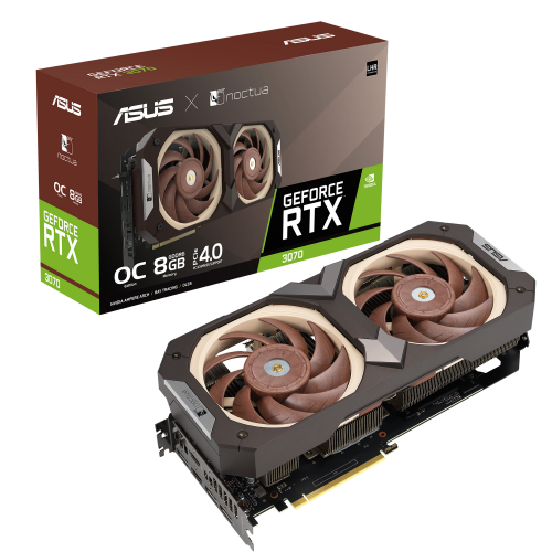 Продать Видеокарта Asus GeForce RTX 3070 Noctua OC 8192MB (RTX3070-O8G-NOCTUA) по Trade-In интернет-магазине Телемарт - Киев, Днепр, Украина фото