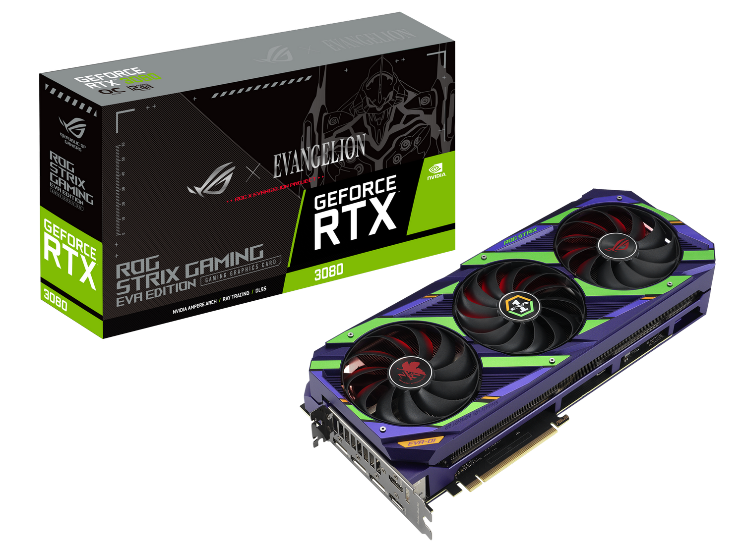 Продать Видеокарта Asus ROG Strix GeForce RTX 3080 EVA OC 12288MB (ROG ...