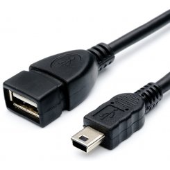 Кабель ATcom USB 2.0 miniUSB 5pin 0.8m OTG (12821)