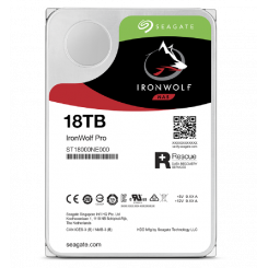 Жесткий диск Seagate IronWolf Pro (NAS) 18TB 512E 256MB 7200RPM 3.5" (ST18000NE000)
