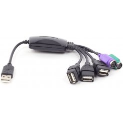 USB-хаб ATcom TD010 USB 2.0 3-ports+PS/2 ports (10719)