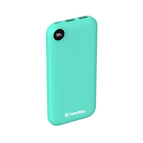

ColorWay 10000 mAh 10W Slim LCD (CW-PB100LPH2GR-D) Green