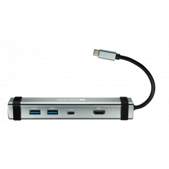 USB-хаб Canyon DS-3 USB Type-C 4 in 1 (CNS-TDS03DG) Grey