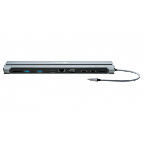 Купить USB-хаб Canyon DS-9 USB Type-C 9 in 1 (CNS-HDS09B) Star Grey - цена в Харькове, Киеве, Днепре, Одессе
в интернет-магазине Telemart фото