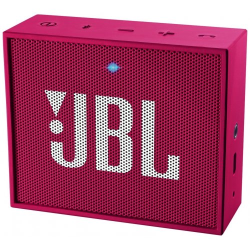 Купити Портативна акустика JBL GO (JBLGOPINK) Pink - ціна в Києві, Львові, Вінниці, Хмельницькому, Франківську, Україні | інтернет-магазин TELEMART.UA фото