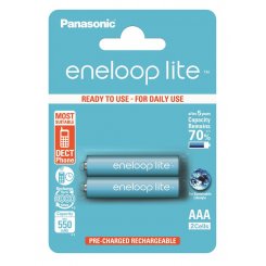Аккумулятор Panasonic Eneloop Lite AAA 550 2BP mAh NI-MH (BK-4LCCE/2BE)