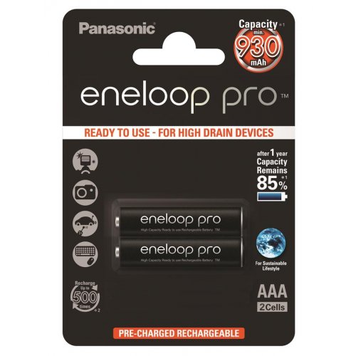 

Panasonic Eneloop Pro AAA 930 mAh 2BP (BK-4HCDE/2BE)