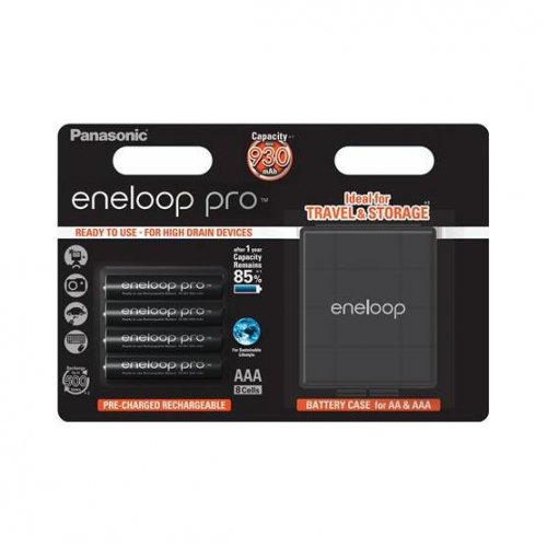 

Panasonic Eneloop Pro AAA 930 mAh 4BP+Case (BK-4HCDEC4BE)