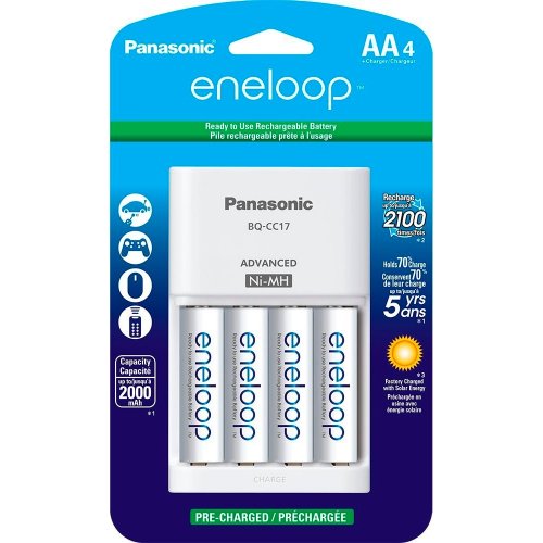 

Panasonic Advanced Charger+ Eneloop 4AA 1900 mAh NI-MH (K-KJ17MCC40E)
