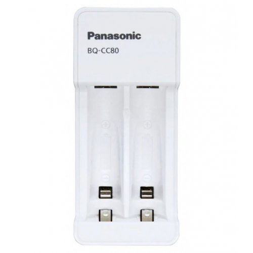Зарядний пристрій Panasonic Compact Charger USB+ Eneloop 2AA 1900 mAh NI-MH (K-KJ80MCC20USB) купити в Україні: Київ, Львів, Хмельницький, Тернопіль, Івано-Франківськ | Низька ціна, відгуки, характеристики від TELEMART фото