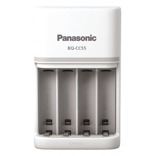 Купити Зарядний пристрій Panasonic Smart-Quick charger (BQ-CC55E) - ціна в Києві, Львові, Вінниці, Хмельницькому, Франківську, Україні | інтернет-магазин TELEMART.UA фото