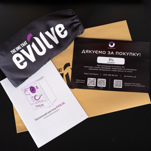 Продать Игровой ПК EVOLVE CyberPart Bronze B (EVCP-BBR560G-8S480BK) Black по Trade-In интернет-магазине Телемарт - Киев, Днепр, Украина фото