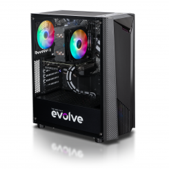 Photo Gaming PC EVOLVE CyberPart Silver B (EVCP-SBi1010FN165-8S480GBk) Black