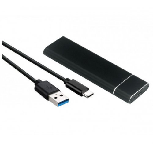 Купити Зовнішня кишеня T-Adapter M.2 - USB Type-C (S1012) Black - ціна в Києві, Львові, Вінниці, Хмельницькому, Франківську, Україні | інтернет-магазин TELEMART.UA фото