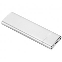 Внешний карман T-Adapter M.2 - USB Type-C (S1013) Silver