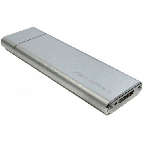 Купити Зовнішня кишеня T-Adapter M.2 USB 3.0 (S1011) Silver - ціна в Києві, Львові, Вінниці, Хмельницькому, Франківську, Україні | інтернет-магазин TELEMART.UA фото