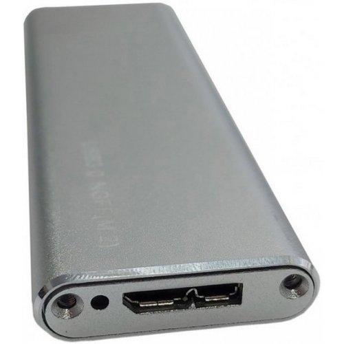 Купити Зовнішня кишеня T-Adapter M.2 USB 3.0 (S1011) Silver - ціна в Києві, Львові, Вінниці, Хмельницькому, Франківську, Україні | інтернет-магазин TELEMART.UA фото