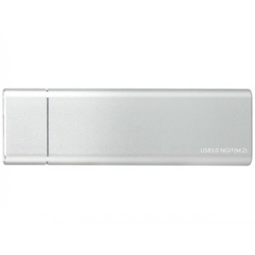 Купити Зовнішня кишеня T-Adapter M.2 USB 3.0 (S1011) Silver - ціна в Києві, Львові, Вінниці, Хмельницькому, Франківську, Україні | інтернет-магазин TELEMART.UA фото
