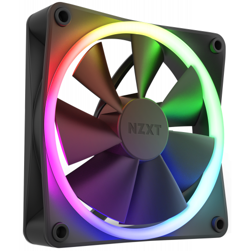 Купить Кулер для корпуса NZXT F140 RGB (RF-R14SF-B1) Black с проверкой совместимости: обзор, характеристики, цена в Киеве, Днепре, Одессе, Харькове, Украине | интернет-магазин TELEMART.UA фото