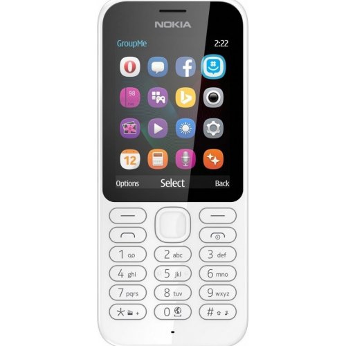 Купить Мобильный телефон Nokia 222 Dual SIM White - цена в Харькове, Киеве, Днепре, Одессе
в интернет-магазине Telemart фото