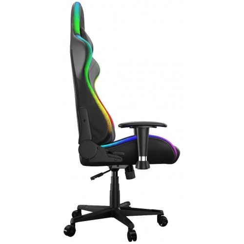 Игровое кресло GamePro Hero RGB (GC-700-Black) Black купить в Украине: Киев, Днепр, Харьков, Одесса  | Низкая цена, отзывы, характеристики от TELEMART фото