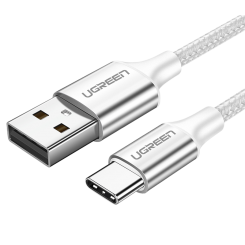 Кабель Ugreen US288 USB 2.0 to USB Type-C 3.0A (18W) 1.5m (60132) Silver