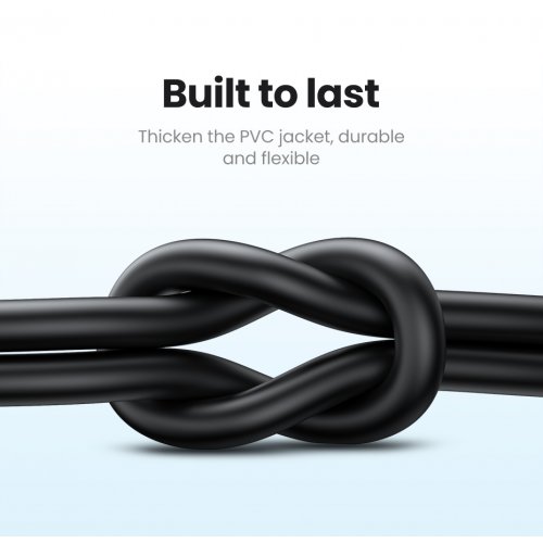 Кабель Ugreen US287 USB 2.0 to USB Type-C 3.0A (18W) 2m (60118) Black купити в Україні: Київ, Львів, Хмельницький, Тернопіль | Низька ціна, відгуки, характеристики від TELEMART фото