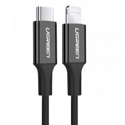 Кабель Ugreen US171 USB 2.0 Type-C to Lightning 3.0A 1m (60751) Black