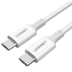Кабель Ugreen US300 USB 2.0 Type-C to USB Type-C 5.0A (100W) 1.5m (80370) White
