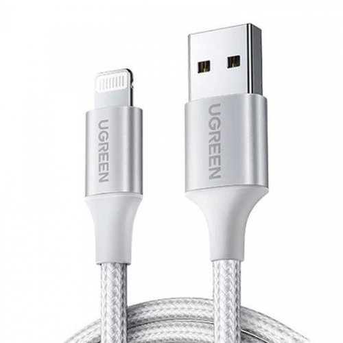 

Ugreen US199 USB to Lightning 2.4A 1m (60161) Silver