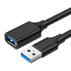 Подовжувач Ugreen US103 USB 2.0 AM-AF 2m (10316) Black