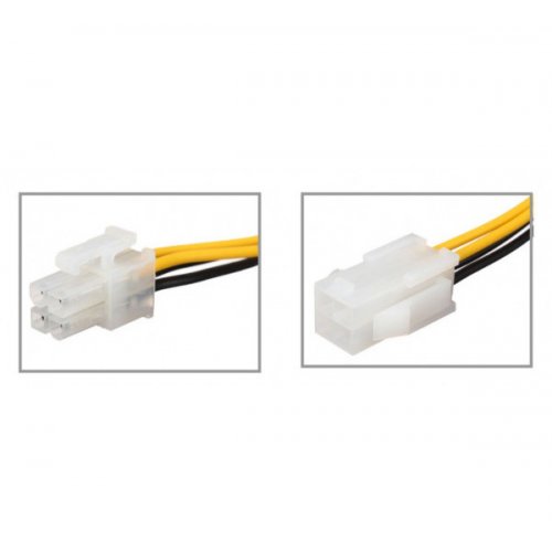 Кабель питания для процессора China ATX 4 Pin M/F (S0721) купить в Украине: Киев, Днепр, Харьков, Одесса  | Низкая цена, отзывы, характеристики от TELEMART фото