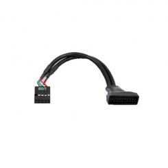 Адаптер Chieftec 19 Pin USB 3.0 - 9 Pin USB2.0 (CABLE-USB3T2)