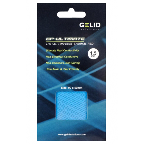 Купити Термопрокладка GELID Solutions GP-Ultimate 90 x 50 mm (1.5mm) (TP-GP04-C) - ціна в Києві, Львові, Вінниці, Хмельницькому, Франківську, Україні | інтернет-магазин TELEMART.UA фото