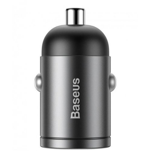 Автомобильное зарядное устройство Baseus Tiny Star Mini PPS 30W Type-C + USB Type-C to Lightning (TZVCHX-0G) Black купити в Україні: Київ, Львів, Хмельницький, Тернопіль, Івано-Франківськ | Низька ціна, відгуки, характеристики від TELEMART фото