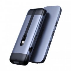 USB-хаб UGreen USB Type-C 8 in 1 (70409) Gray