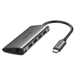 USB-хаб Ugreen CM121 USB Type-C 9 in 1 (50538) Gray